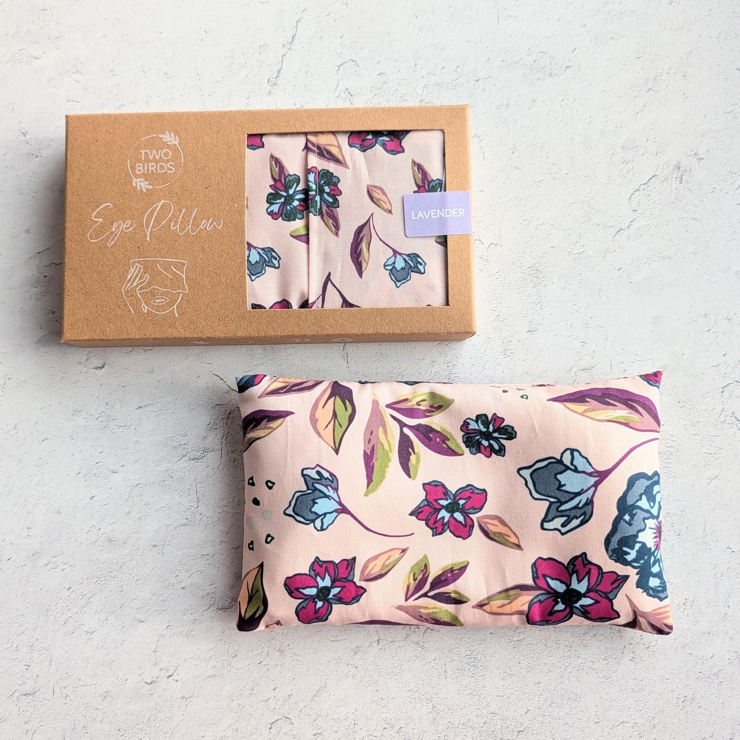 Blush Botanical - Weighted Eye Pillow