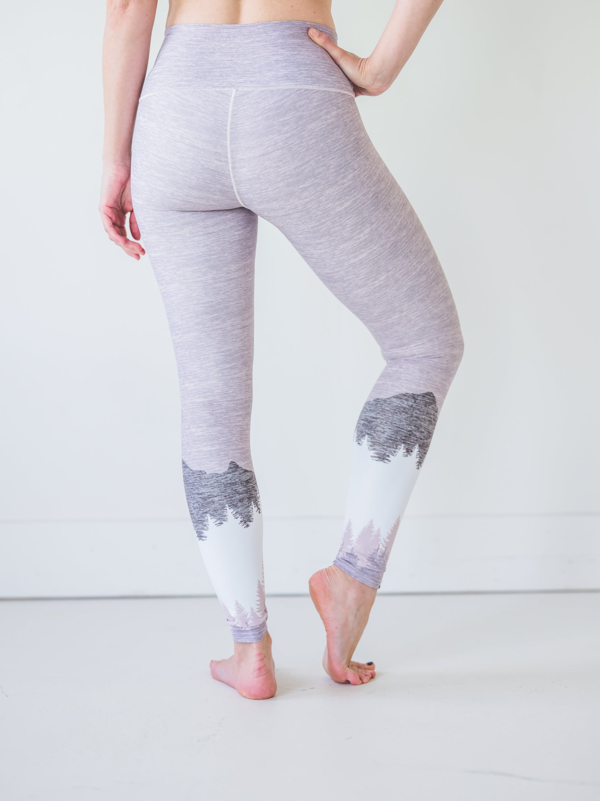 Blush Mountain Summit Yoga Pants Back