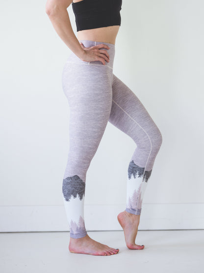 Blush Mountain Summit Yoga Pants Side