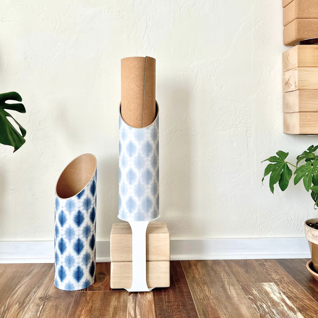 Boho Batik Yoga Mat Storage Tube