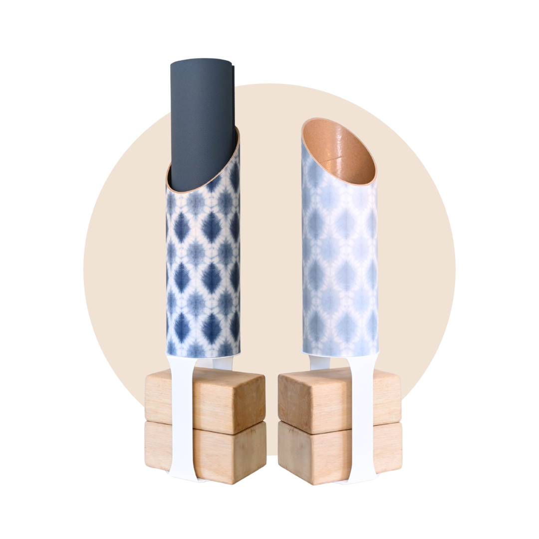 Boho Batik Yoga Mat Storage Tube