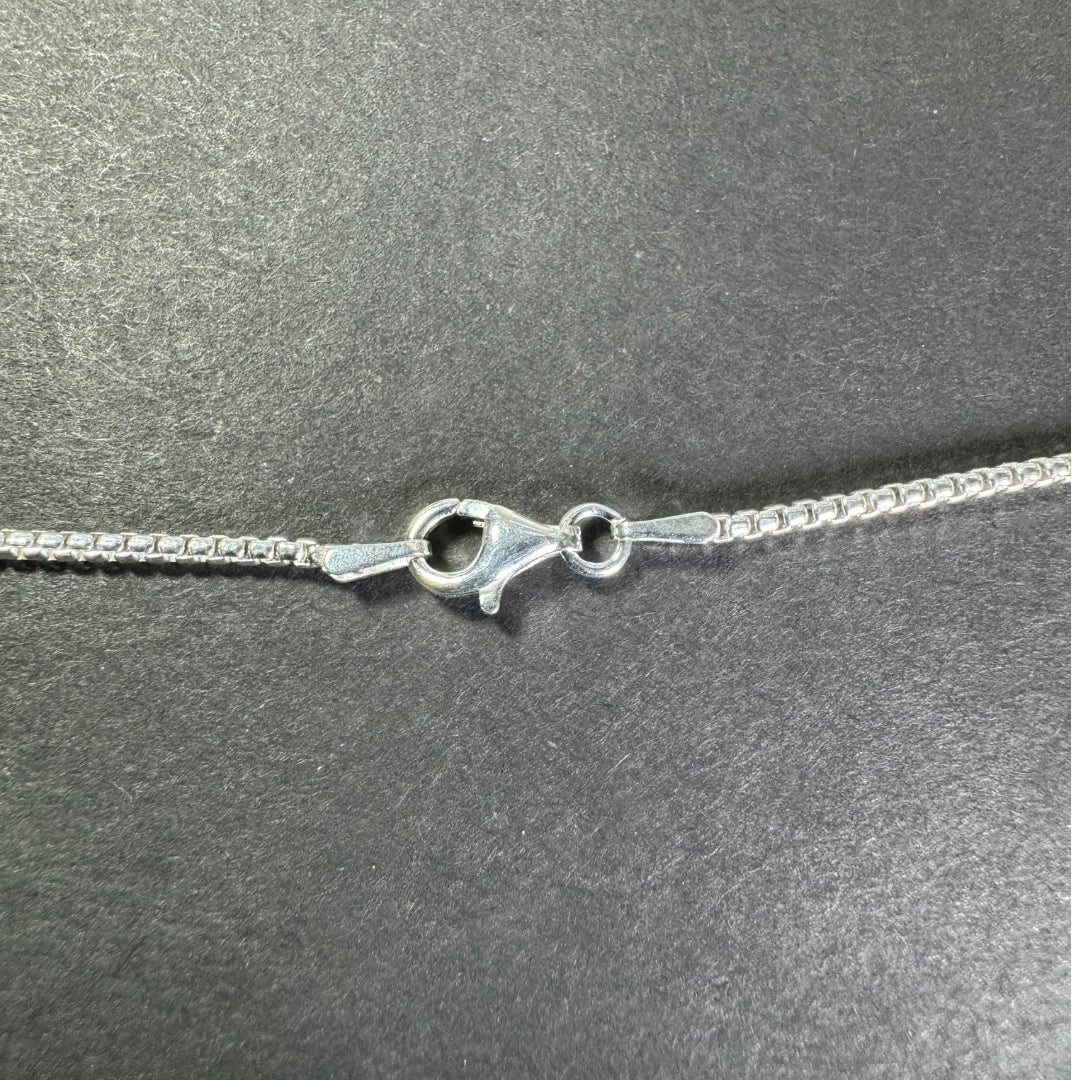 92.5% Sterling Silver Round Box Chain 1.5mm