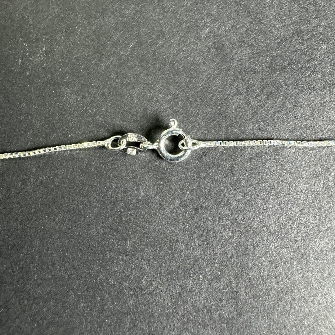 92.5% Sterling Silver Box Chain 0.9mm