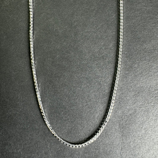 92.5% Sterling Silver Box Chain 1.4mm