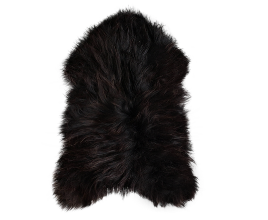 Brown Icelandic Sheepskin Meditation Rug