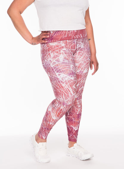 Clay Impress Yoga Pants Front