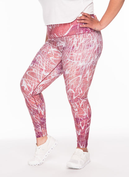 Clay Impress Yoga Pants Side