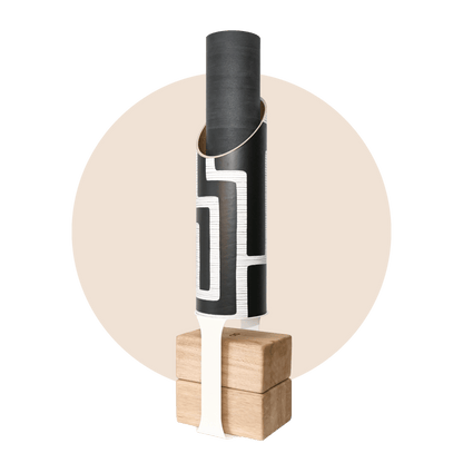 Colony Yoga Mat Storage Tube with White Block Stand