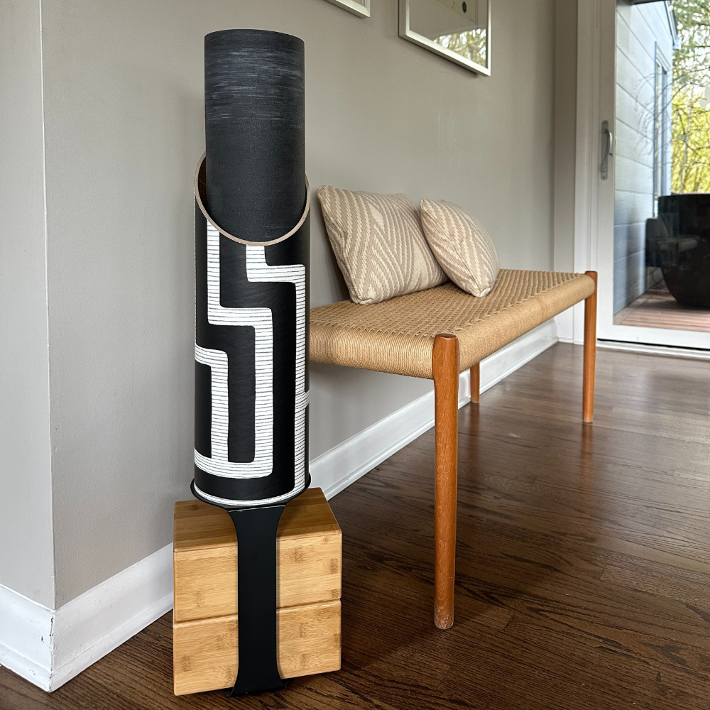 Colony Yoga Mat Storage Tube with Black Block Storage
