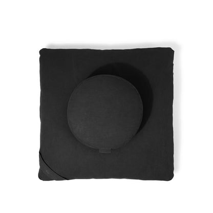 Cosmos Organic Meditation Cushion Set Top