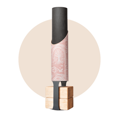 Cosmos Yoga Mat Storage Tube | Bundle Pink with Black Bracket