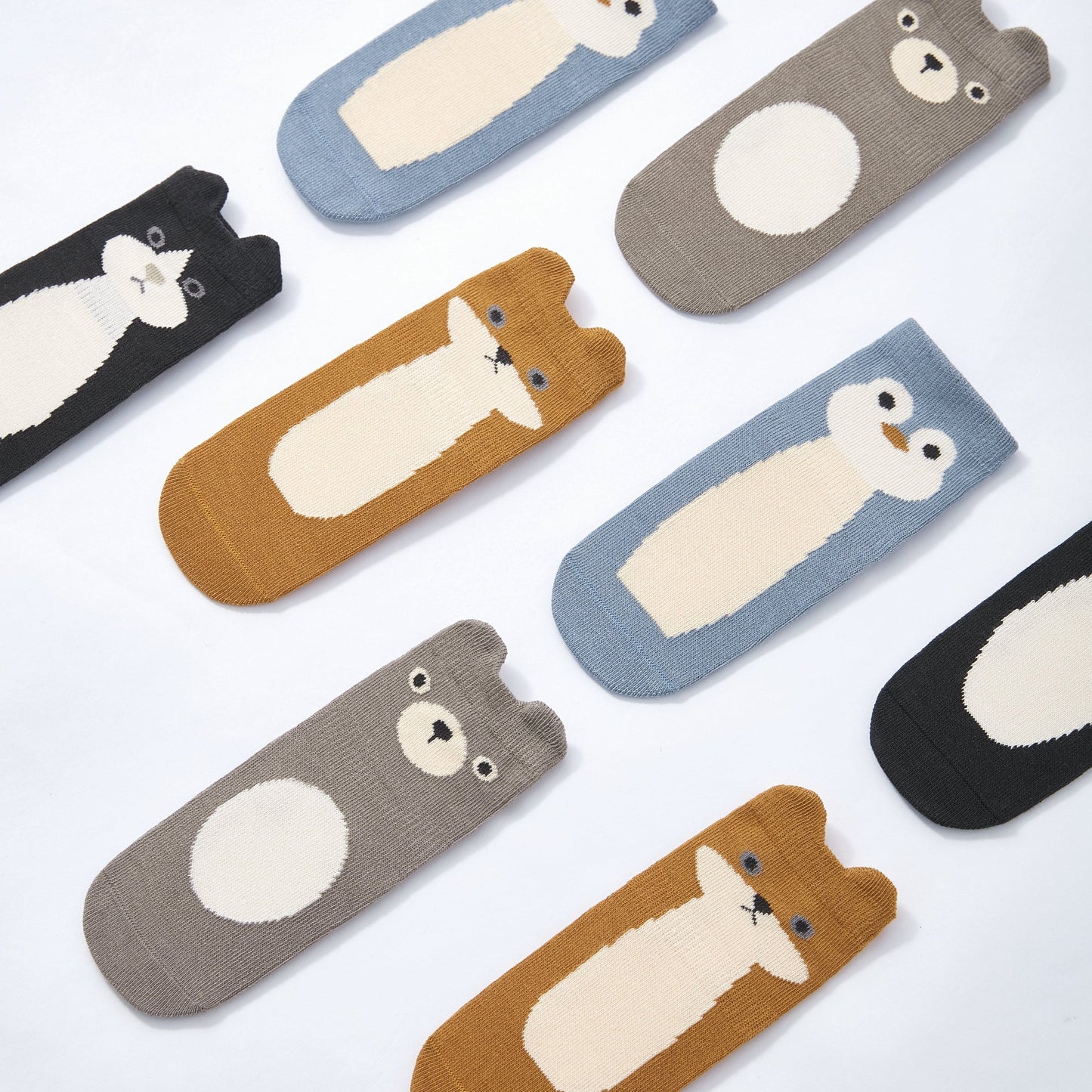 Critter Crew - Baby & Toddler Stay-On Non-Slip Socks (4-Pack)