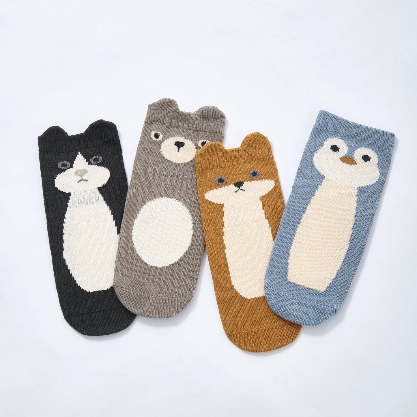 Critter Crew - Baby & Toddler Stay-On Non-Slip Socks (4-Pack)