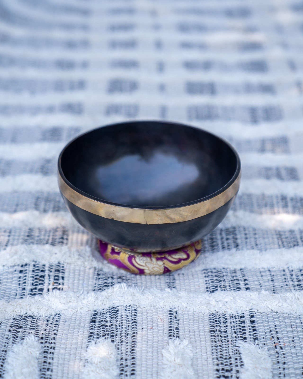 Crown Chakra Singing Bowl in B Chakra Mandala