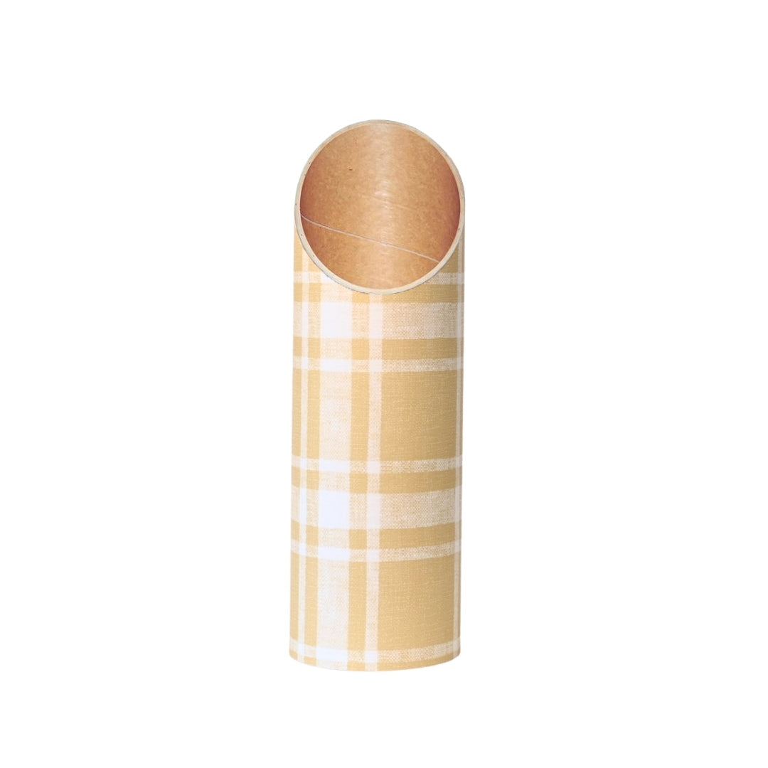 Dad Plaid Yoga Mat Storage Tube Dijon