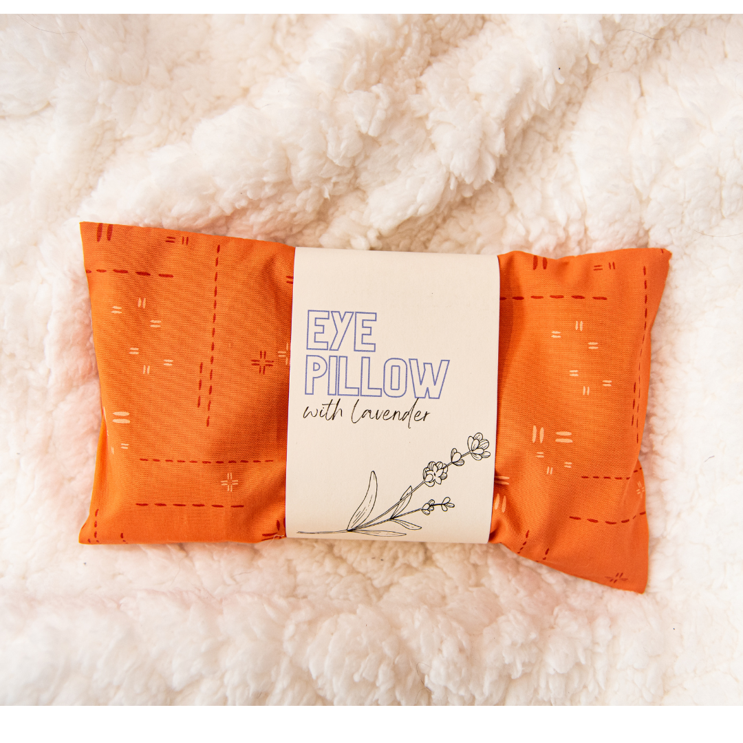 Deco Stitch Weighted Eye Pillow Desert