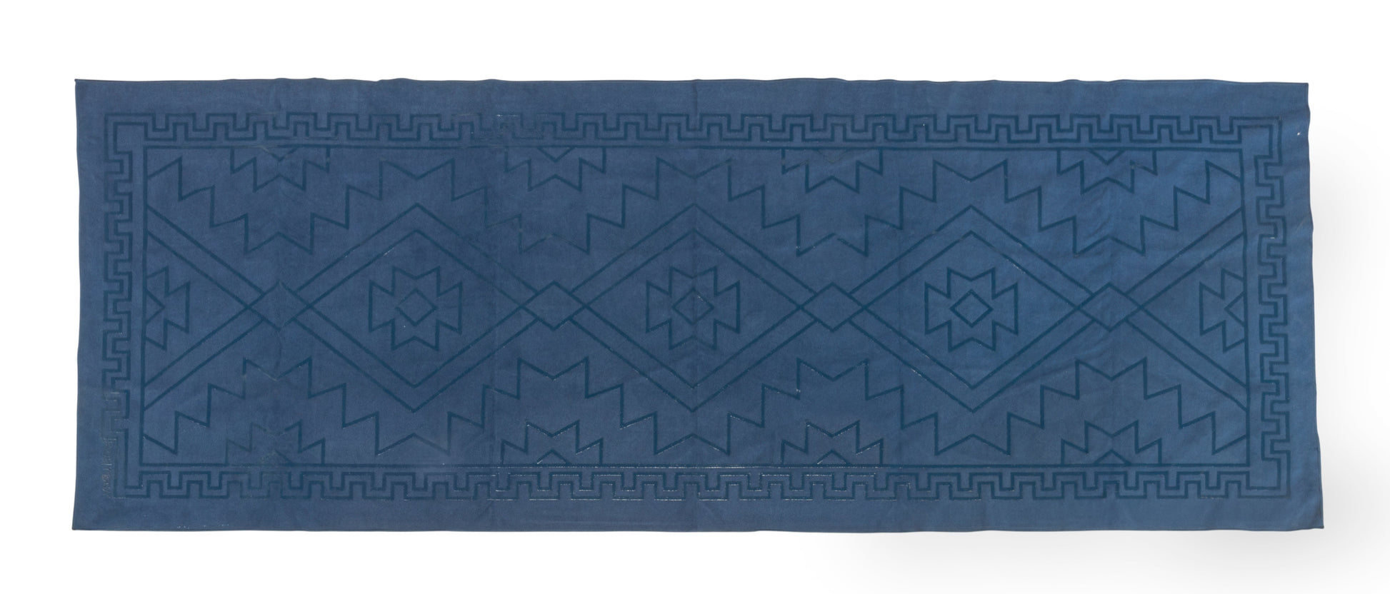 Double Grip Chamois Yoga Mat Towel Midnight Blue Towel