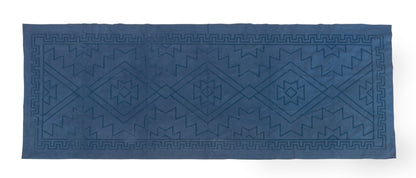 Double Grip Chamois Yoga Mat Towel Midnight Blue Towel