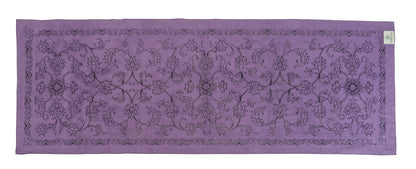 Double Grip Chamois Yoga Mat Towel Purple Front