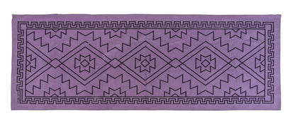 Double Grip Chamois Yoga Mat Towel Purple Towel