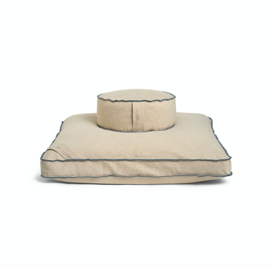 Dune Organic Meditation Cushion Set
