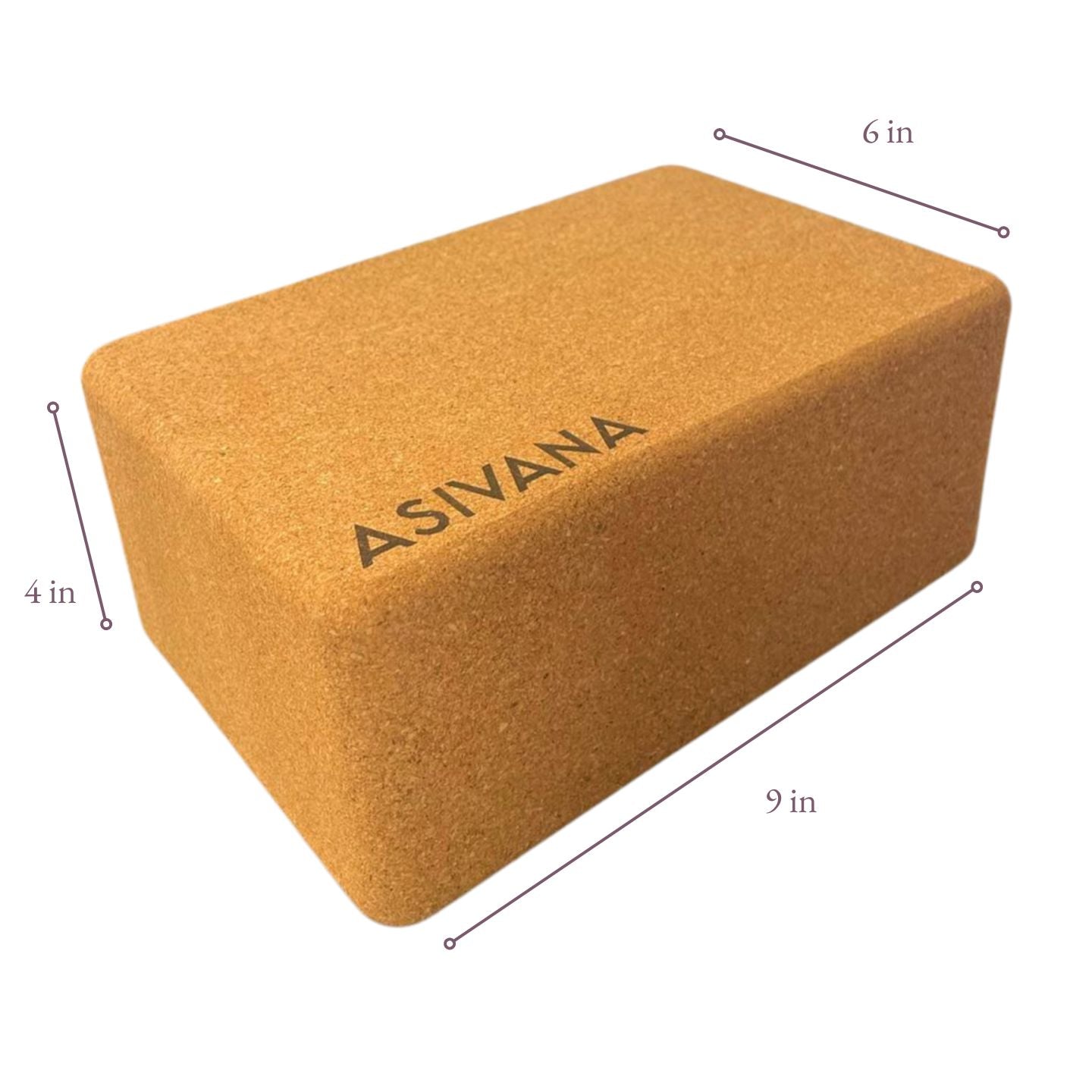 EcoBlock Cork Yoga Block - Made with FSC™ Certified Cork