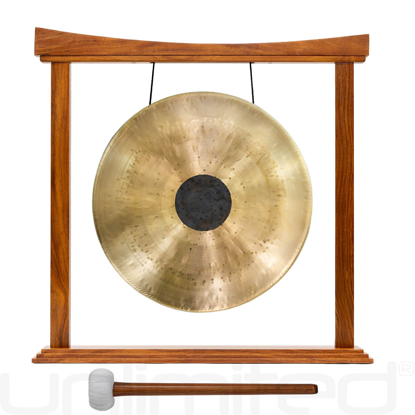 16" Gongs on Large Eternal Present Stand Chocolate Drop