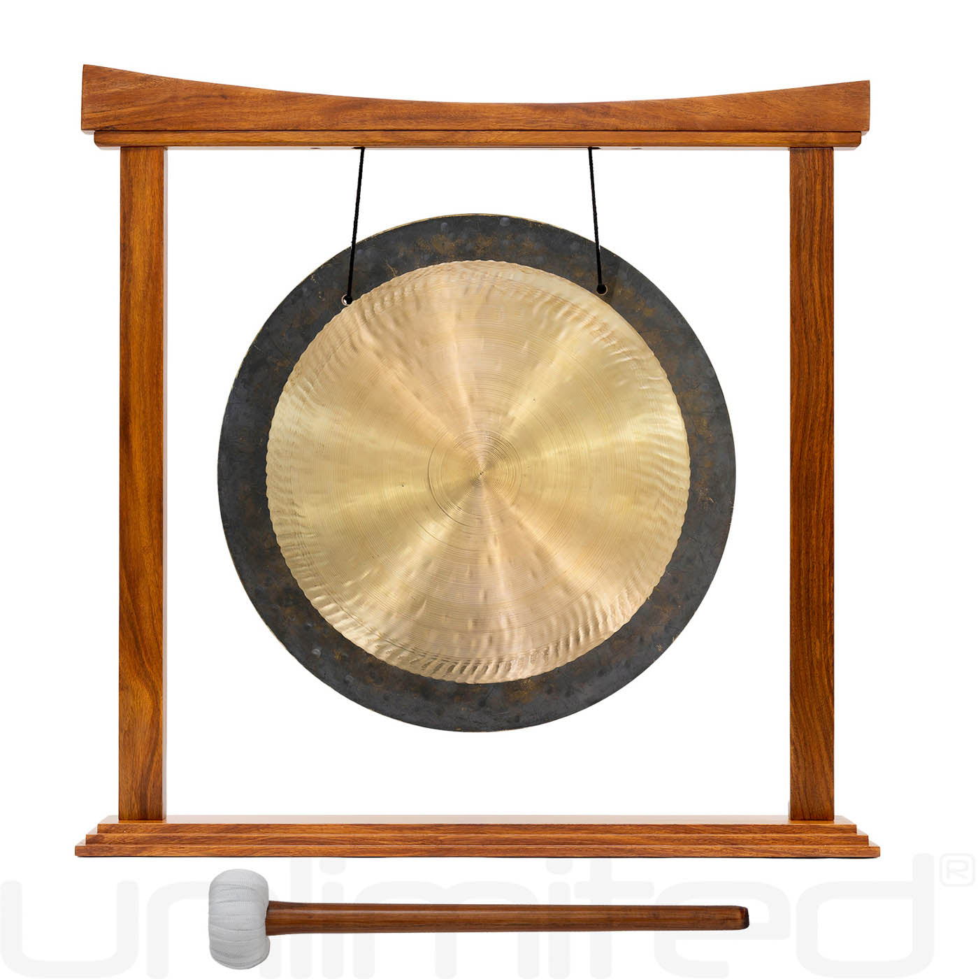 16" Gongs on Large Eternal Present Stand Dark Wind