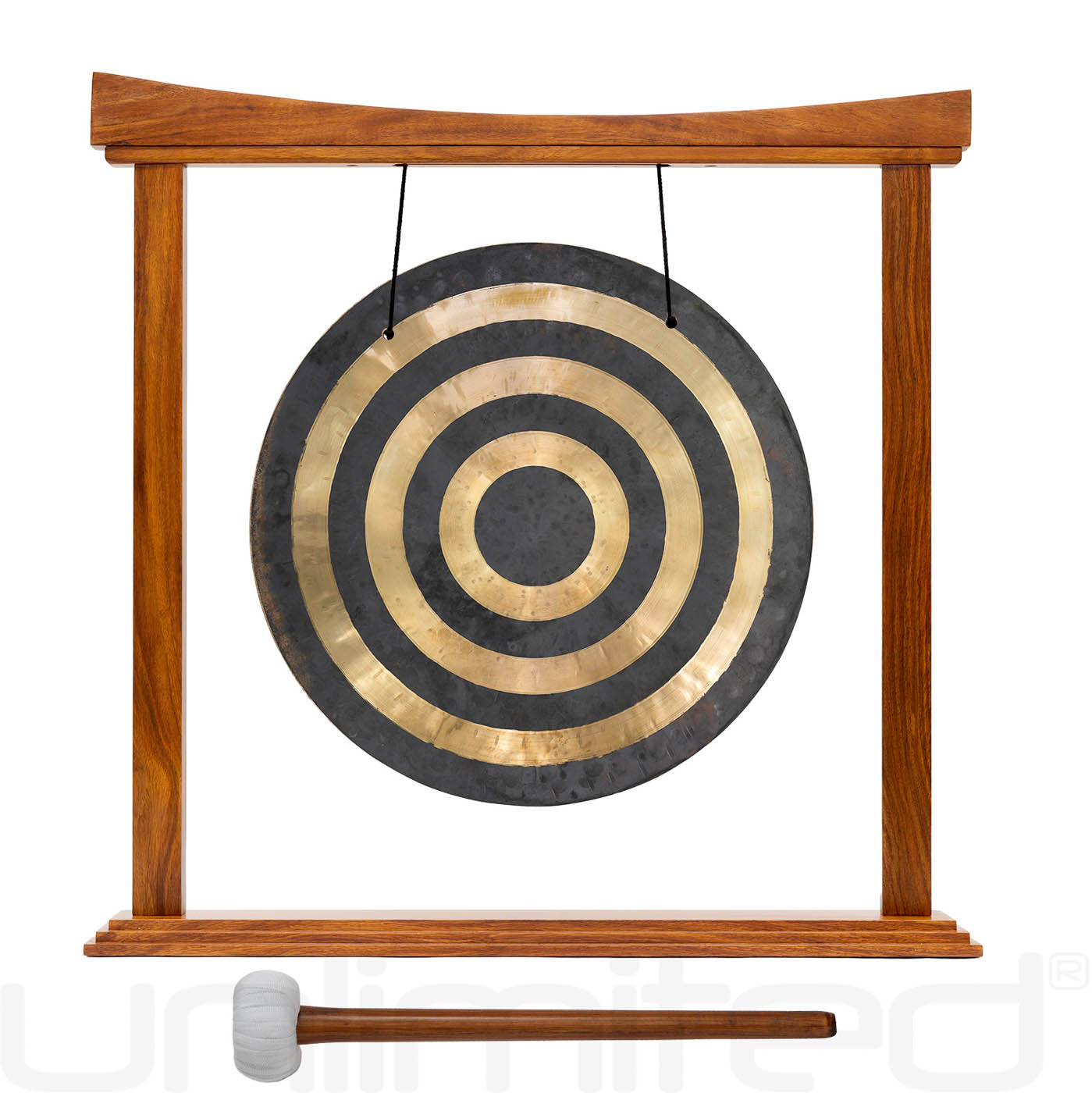 16" Gongs on Large Eternal Present Stand Solar