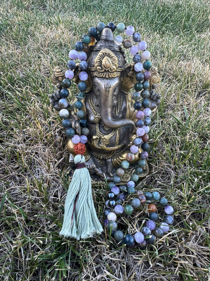 Order in Chaos - 8mm Handcrafted Mala on Ganesh