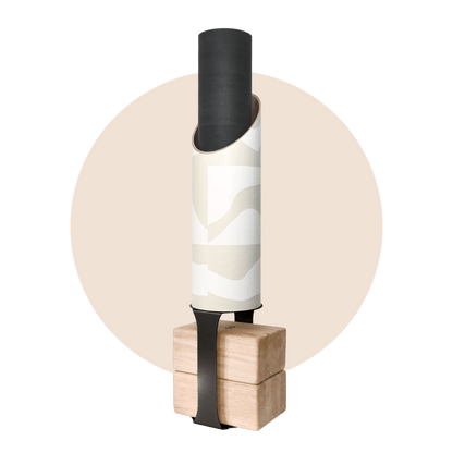 Figures Yoga Mat Storage Tube Bundle Black Stand