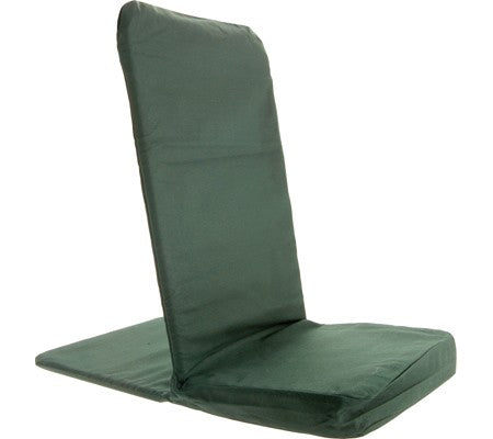 Folding Meditation Floor Chair with Back Rest Forest Green
