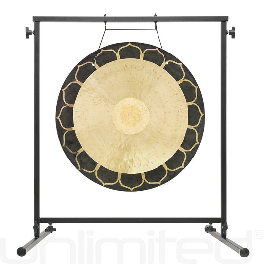 24" Temple Wind Gongs on Stands Fruity Buddha Stand