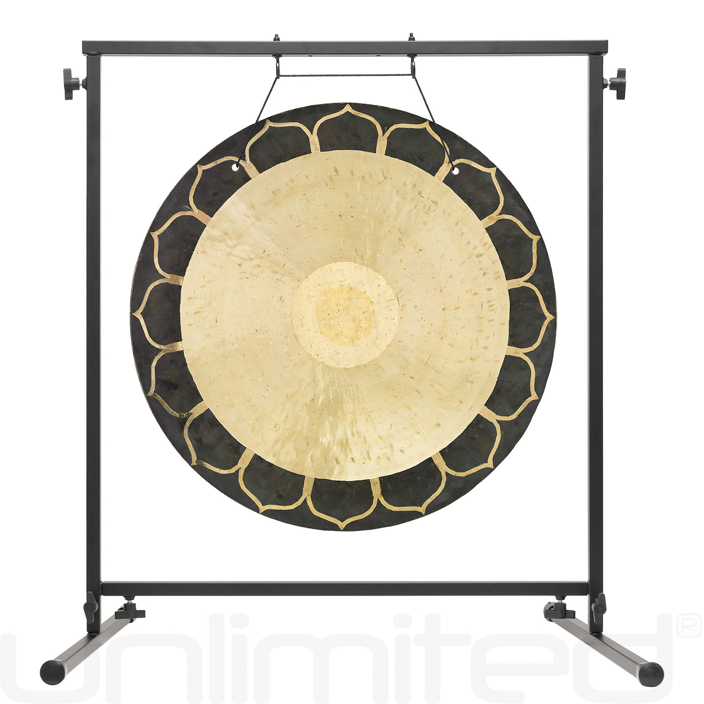 26" Temple Wind Gongs on Stands Fruity Buddha Stand