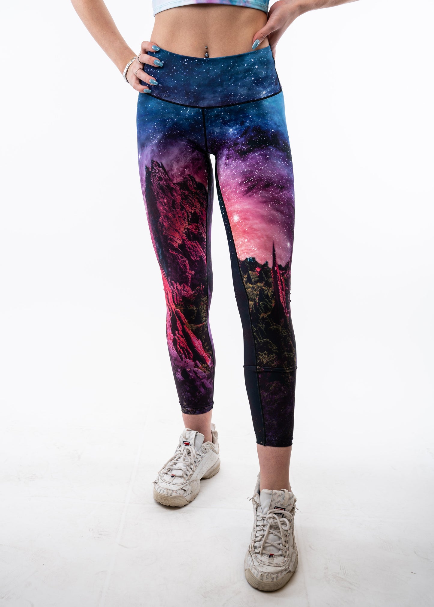 Garden of the Gods Yoga Pants Front