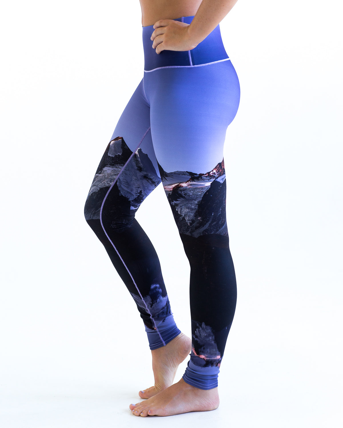 Glacier Glow Yoga Pants Angle