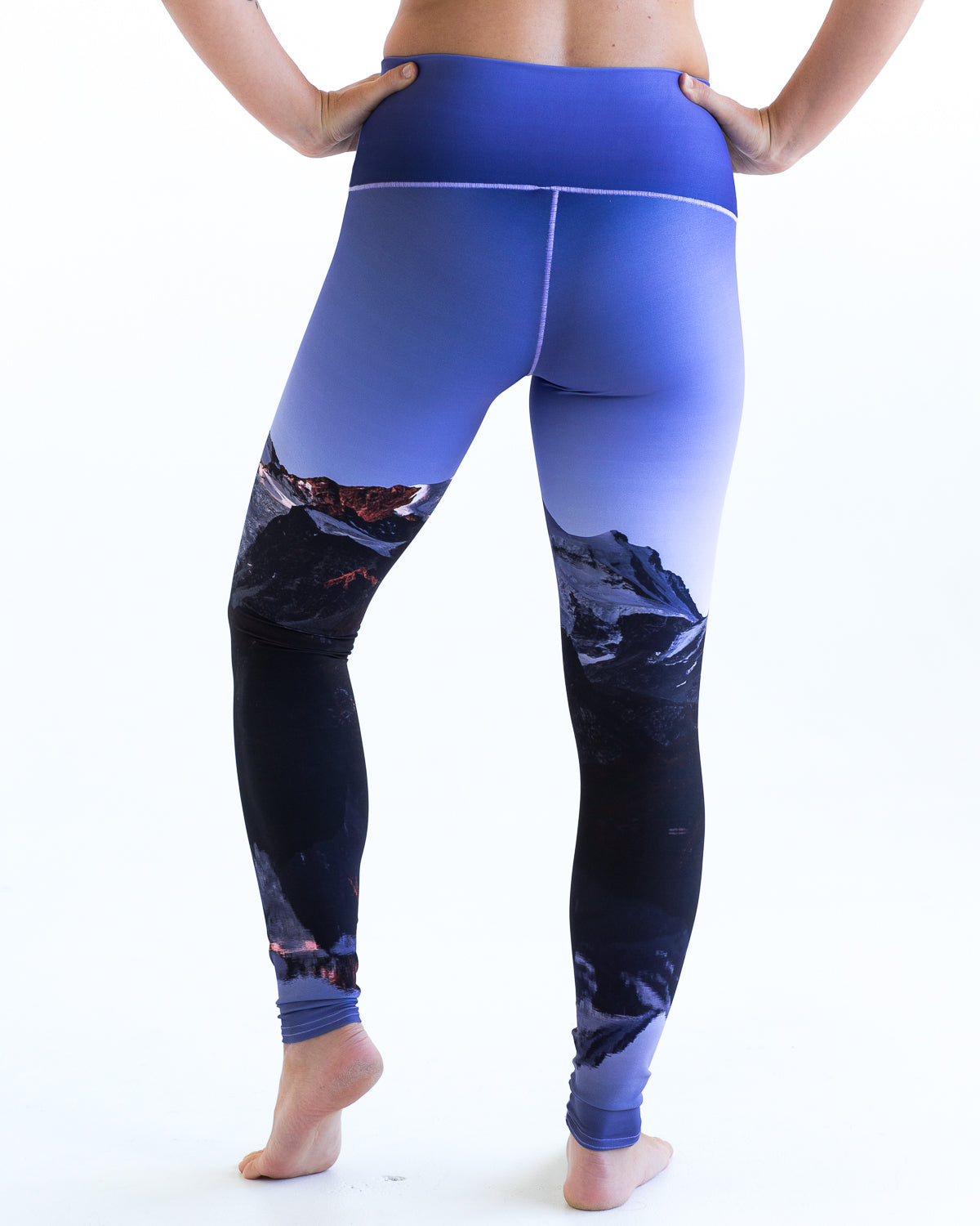 Glacier Glow Yoga Pants Back