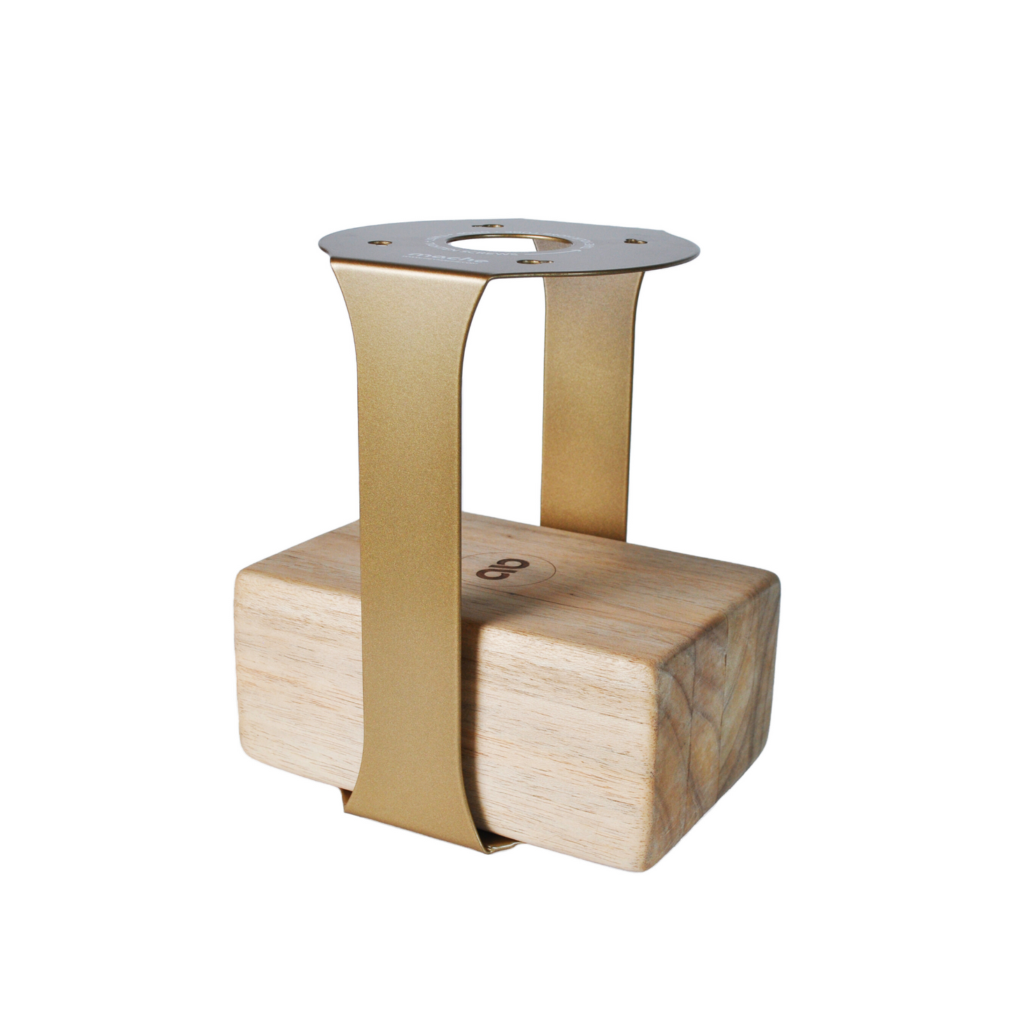 Homi Yoga Block Floor Stand | Gold