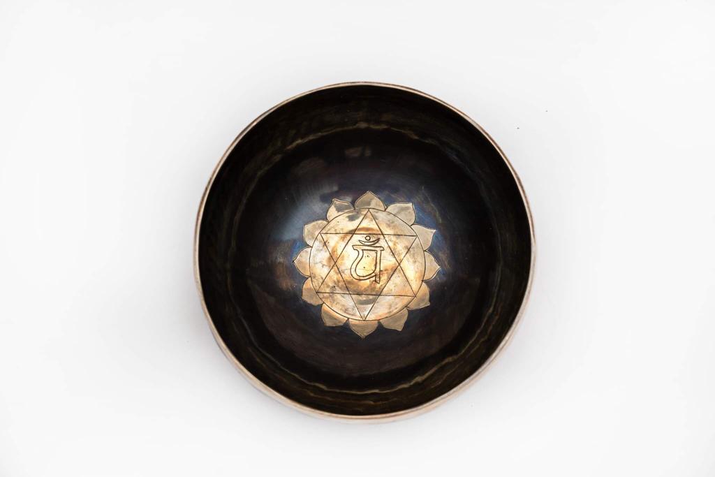 Gold Mandala Chakra Singing Bowl Heart Chakra