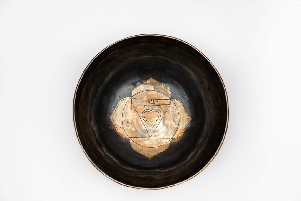 Gold Mandala Chakra Singing Bowl Root Chakra
