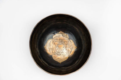 Gold Mandala Chakra Singing Bowl Root Chakra