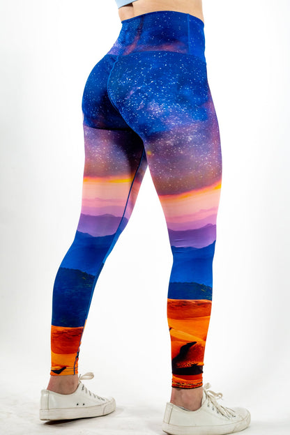 Great Sand Dunes Yoga Pants Back