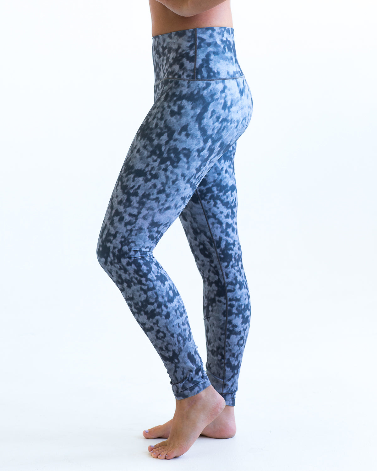 Grey Fog Yoga Pants Side