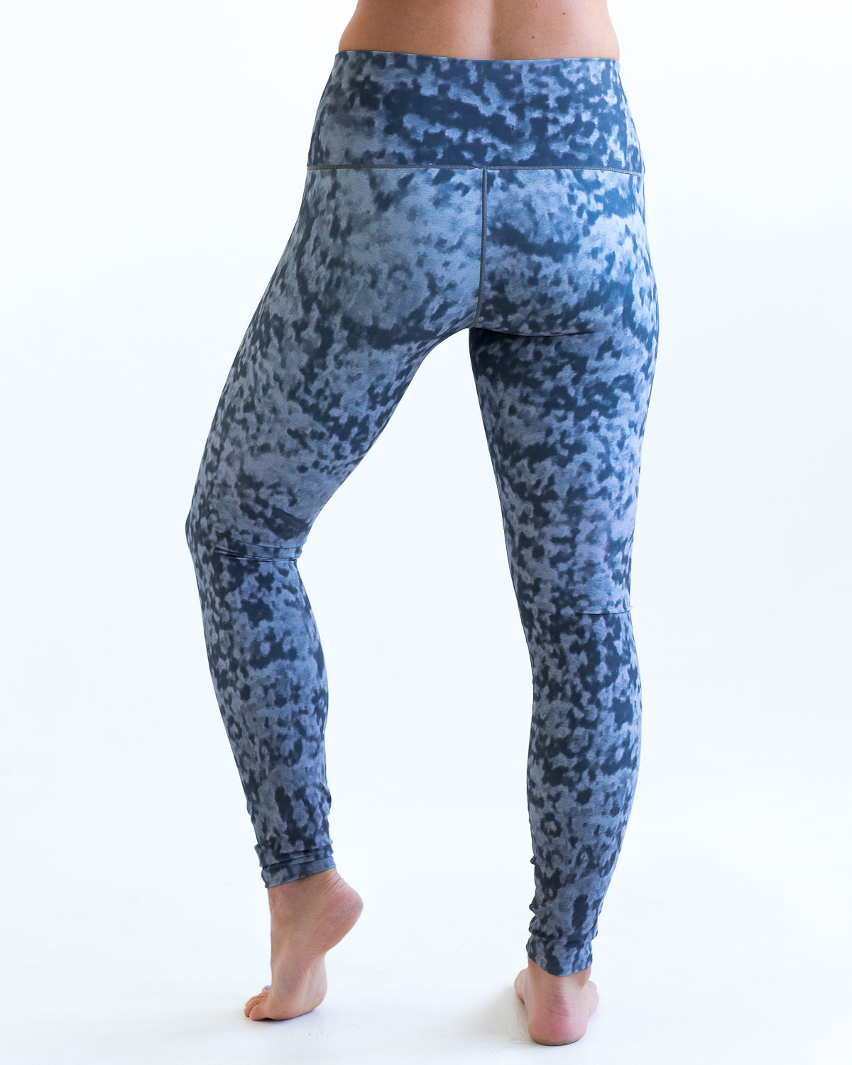Grey Fog Yoga Pants Back