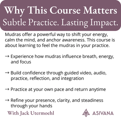 Hand Mudras For Meditation Course Why This Course Matters