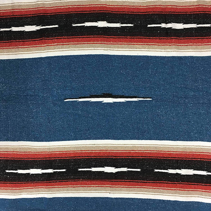 Harvest Moon Blue Baja Yoga Blanket Details