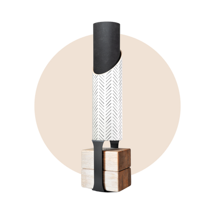 Hatch Yoga Mat Storage Tube | Bundle Black Floor Stand