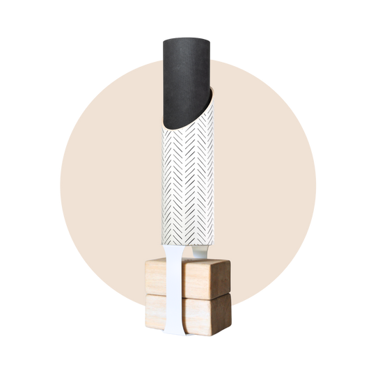 Hatch Yoga Mat Storage Tube | Bundle White Floor Stand