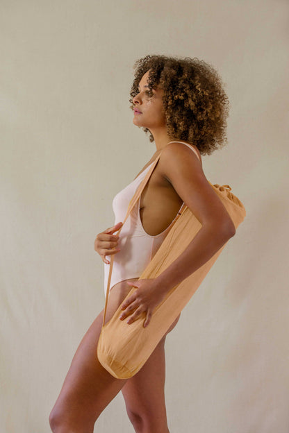 Herbal Cotton Yoga Rug – Sunstone Mat Bag