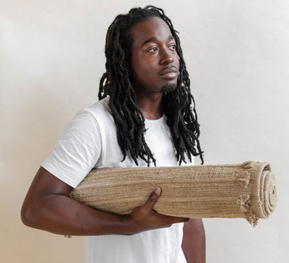 Herbal Yoga Rug - Clay Rolled